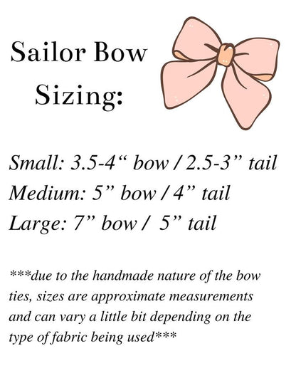 May Flowers Sailor Bow