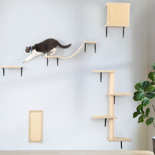 Wall Mounted Cat Shelves