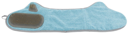 Microfiber Drying Towel with Brush